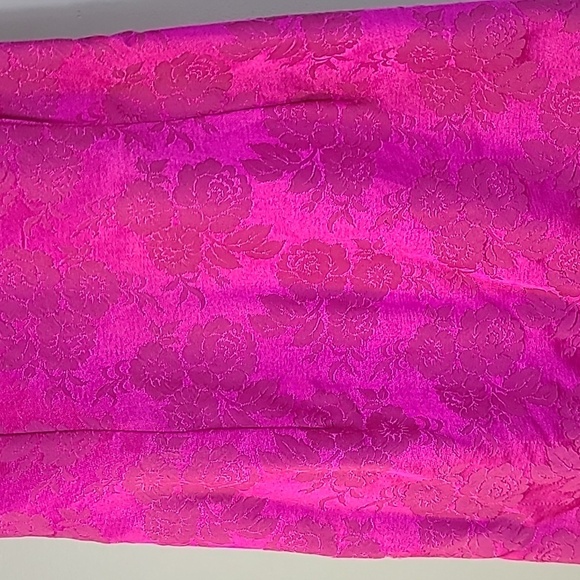 Gunne Sax by Jessica Mclintock 90s Dress Pink Bow Back - Picture 3 of 10